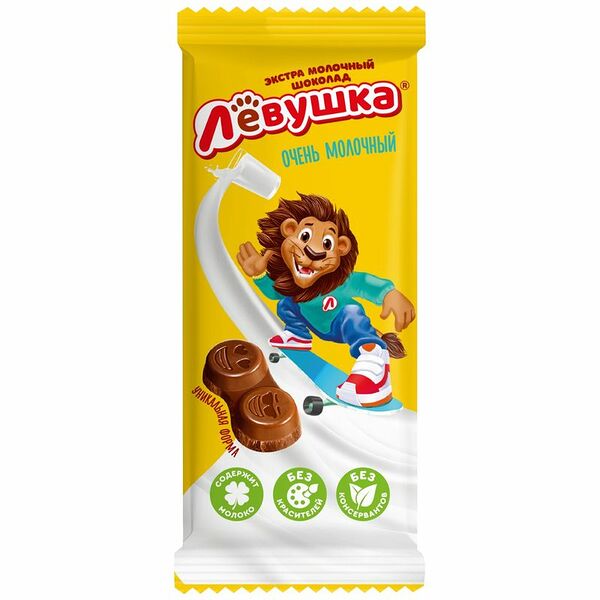 Шоколад Славянка Лёвушка молочный 85 г