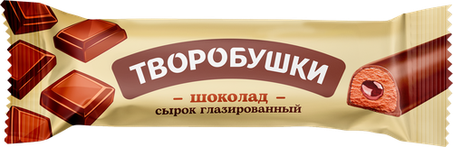 

Сырок Творобушки Шоколад творожный глазированный с какао 20% 40 г