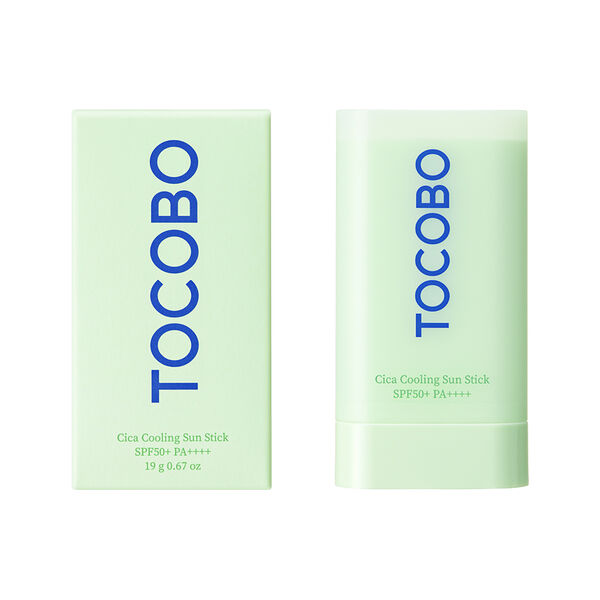 Солнцезащитный стик для лица Tocobo Cica SPF50+ с экстрактом центеллы и охлаждающим эффектом 19 г