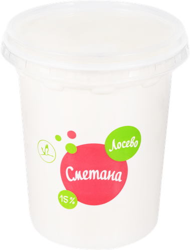 

Сметана Лосево 15% 450 г