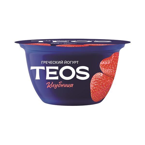 Йогурт Греческий  2% клубника Савушкин