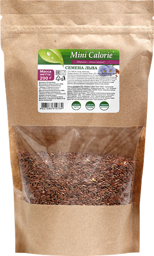 Семена льна Mini Calorie очищенные 200 г