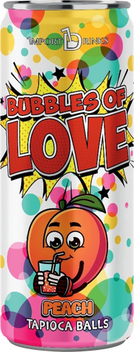

Чай холодный Bubbles of love Персик с желейными шариками 320 мл