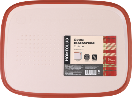 

Доска Homeclub пластик, силикон 32х24 см
