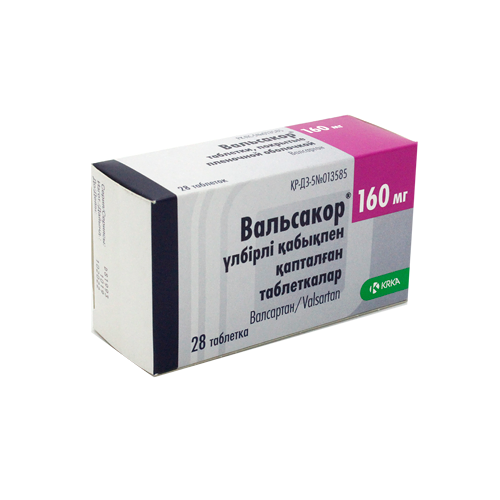 Вальсакор 160 мг № 28 табл