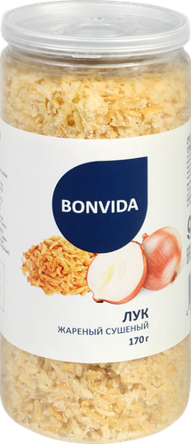 

Лук Bonvida жареный сушеный 170 г
