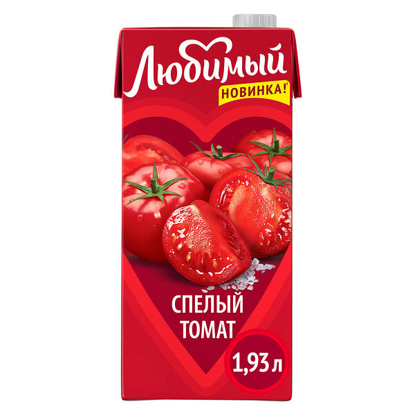 Нектар Любимый томатный с мякотью 1.93 л