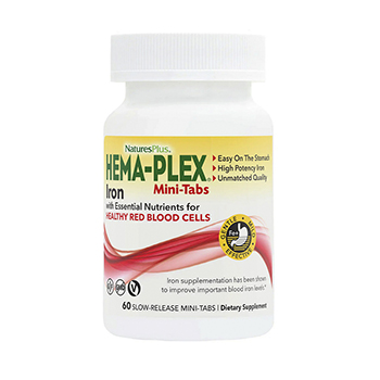 

NaturesPlus Hema-Plex 60 капсул банка США