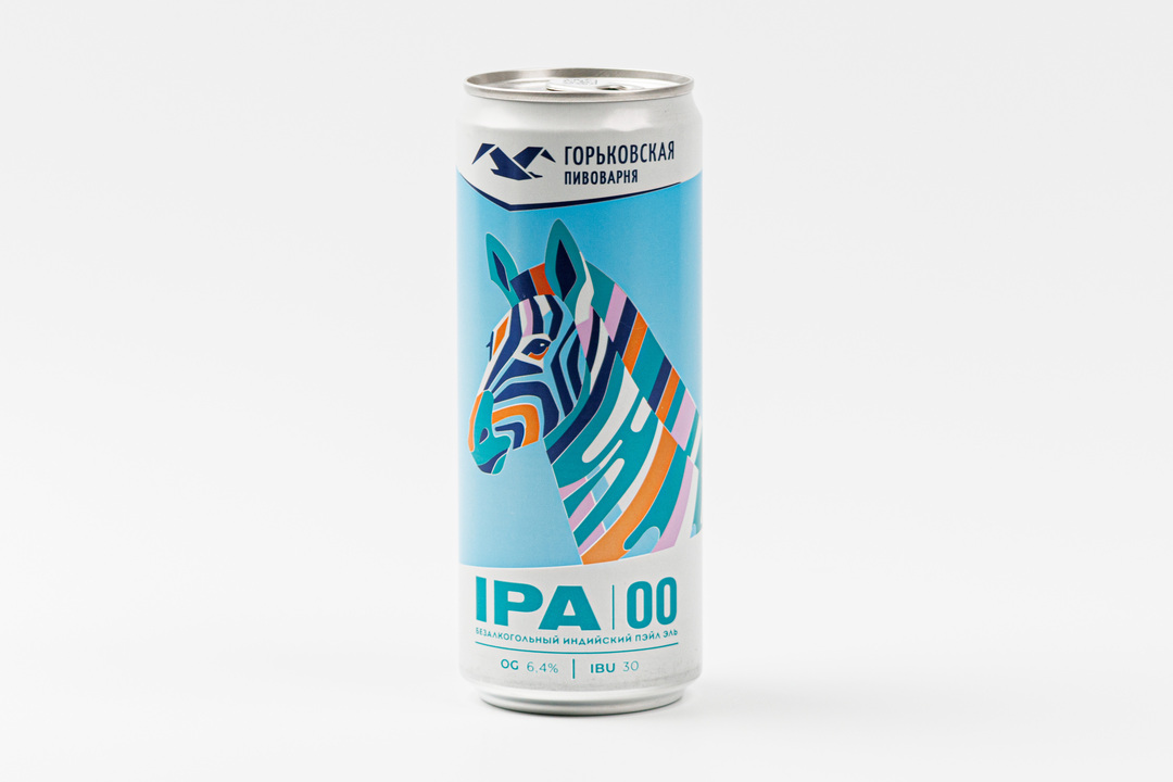 

Пиво безалкогольное Горьковская пивоварня India Pale Ale светлое нефильтрованное 330 мл