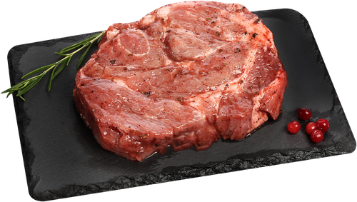 

Стейк ЛЕНТА FRESH из свиной шеи в клюквенно-брусничный маринаде полуфабрикат охлажденный вес