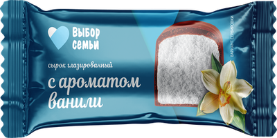 Сырок глазированный Выбор семьи Ваниль 16% БЗМЖ 40 г