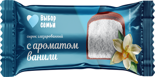 Сырок глазированный Выбор семьи Ваниль 16%, без змж, 40 г