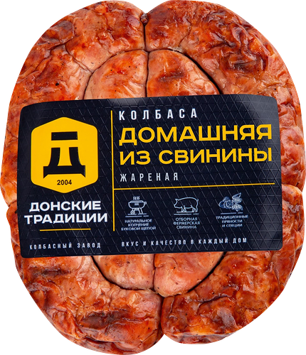 Колбаса Донские Традиции Домашняя жареная из свинины весовая