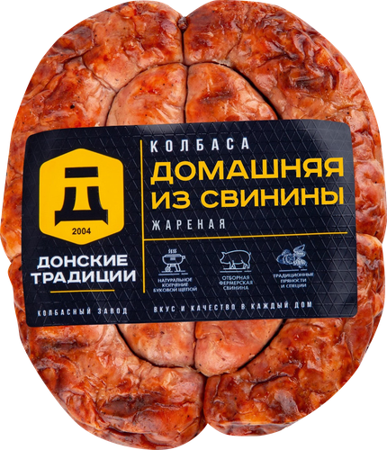 

Колбаса Донские Традиции Домашняя жареная из свинины весовая