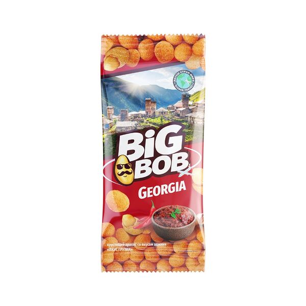 Арахис хрустящий Big Bob Аджика Вкус Грузии 50г
