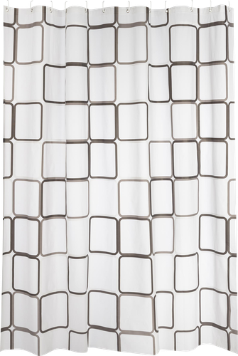 

Штора для ванной Рыжий Кот Квадраты 180х180 см