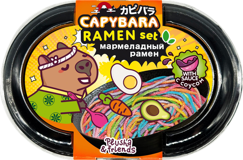 

Набор мармелада Kapybara Ramen Set Лапша с соусом 80 г