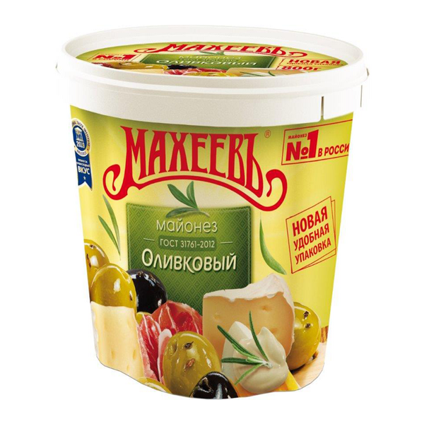 

Майонез Махеевъ Оливковый 50.5% 800 г