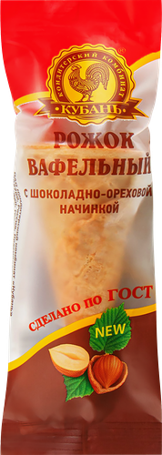 Вафли Кубань Золотце ты мое! с шоколадно-ореховой начинкой 16 г