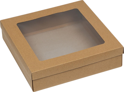 

Коробка складная Крафт с окном 9702360 30х20х9 см