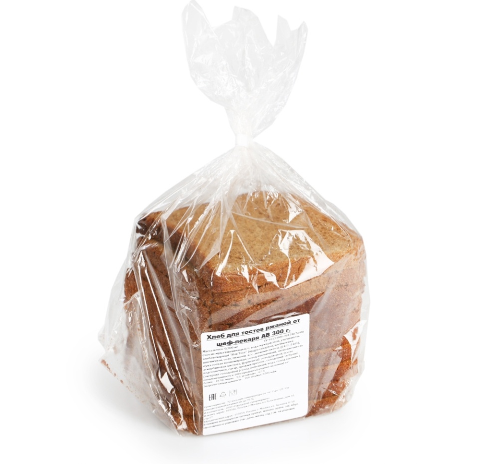 

Хлеб От шеф-пекаря АВ Тостовый пшенично-ржаной 300 г