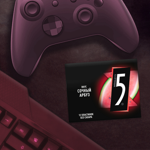 

Жевательная резинка Five Cyclone Сочный арбуз 31.2 г