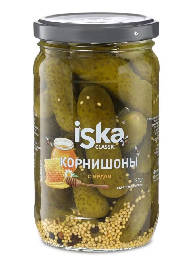 

Корнишоны Iska с медом 350 г