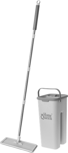 

Швабра плоская Home Queen Compact 2.0 с ведром для отжима
