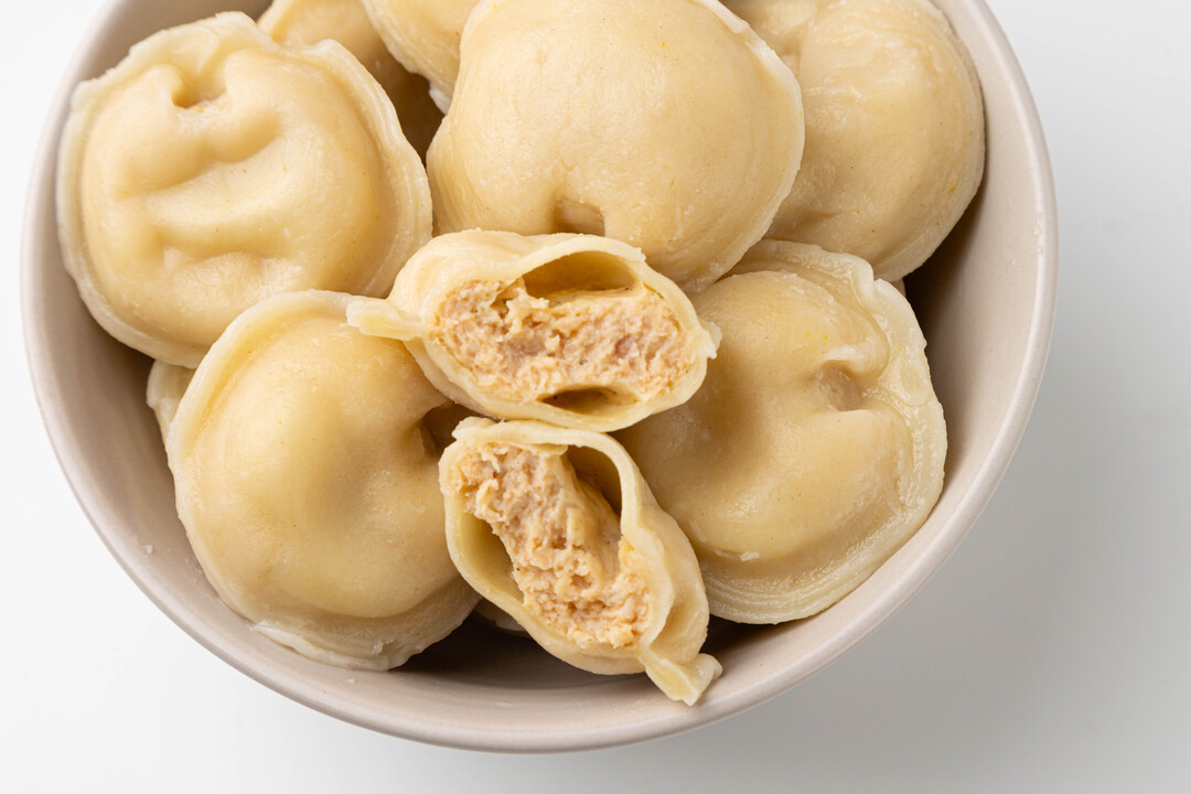 

Пельмени ВкусВилл рыбные с кижучем 500 г