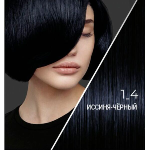 Краска для волос Сьёсс Permanent Coloration 1-4 Иссиня-черный 115 мл