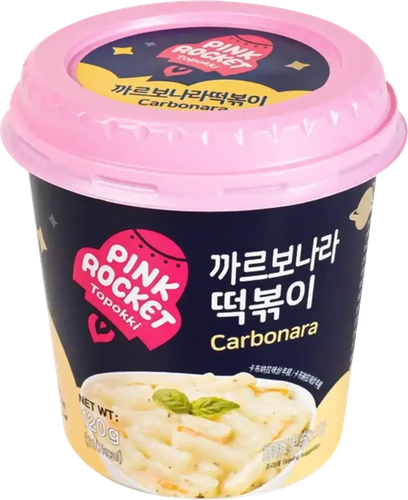 

Клецки рисовые Pink Rocket токпокки с соусом карбонара 120 г