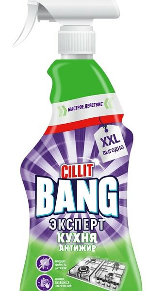 Средство для удаления жира Cillit Bang Антижир + Сияние 750 мл