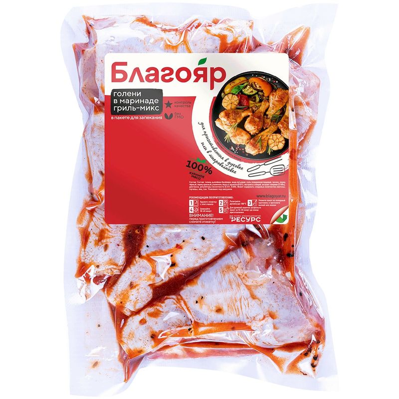 

Голень в маринаде Благояр Гриль микс 750 г