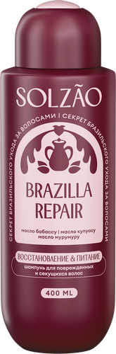 

Шампунь Solzao Восстановление и питание 400 мл