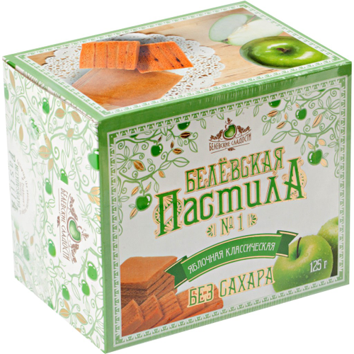 

Пастила Белевские сладости Белёвская яблочная классическая без сахара 125г