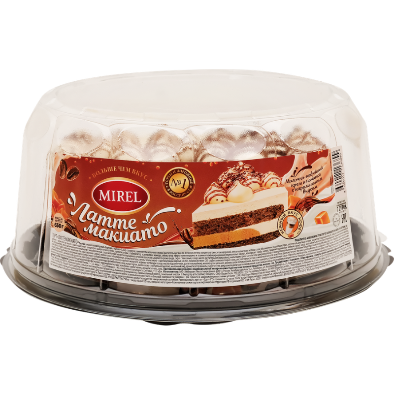 

Торт Mirel Латте макиато 650 г