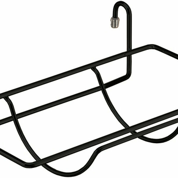 Полка для бумажных полотенец LEMAX черная матовая 115х210 мм