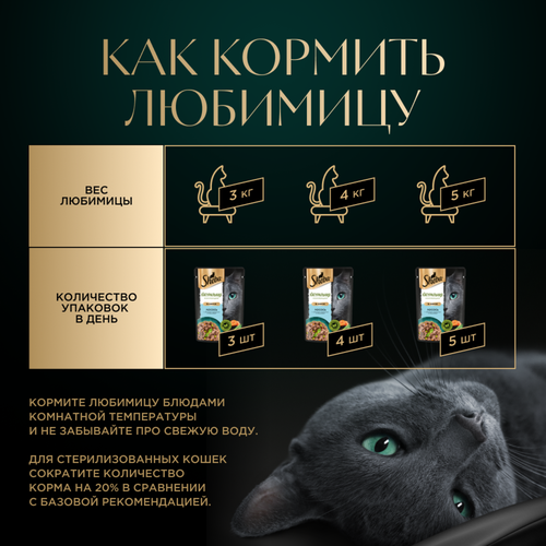 

Влажный корм для кошек Sheba Nature's Collection с лососем и горохом 75 г