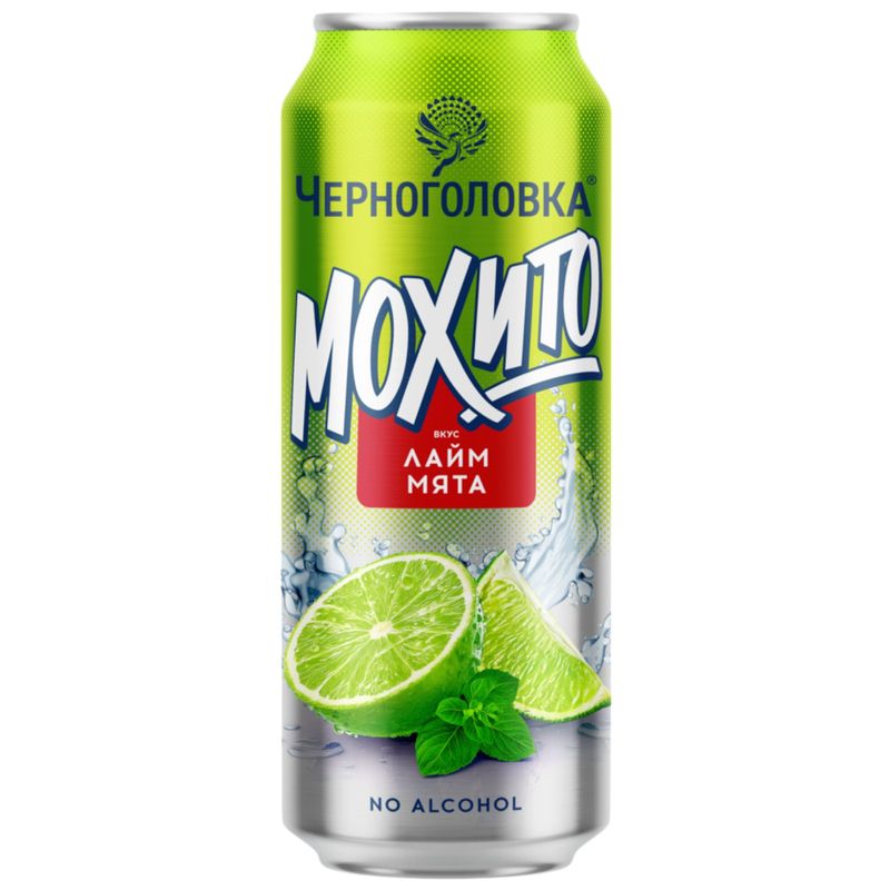 

Напиток Черноголовка Мохито Лайм и мята газированный 450 мл