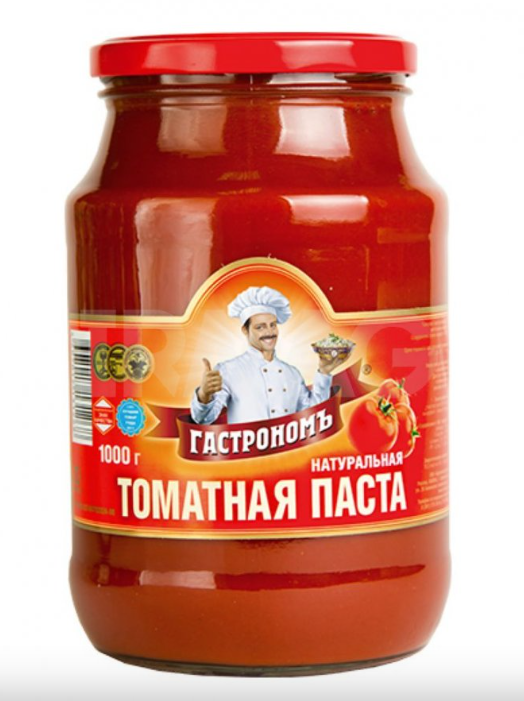 

Паста томатная Гастрономъ Натуральная 1 кг