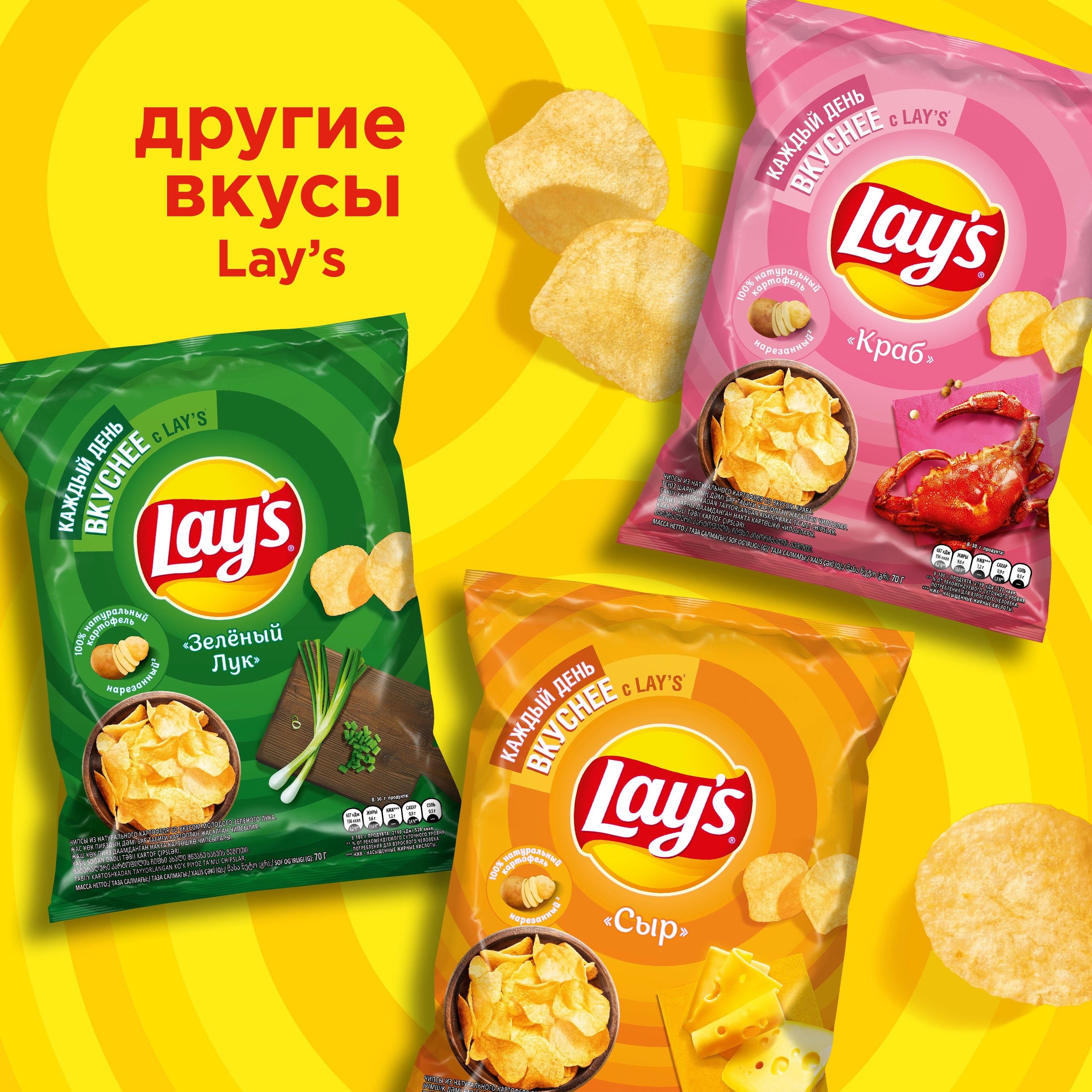 

Картофельные чипсы Lay's со вкусом Сыра 70 г
