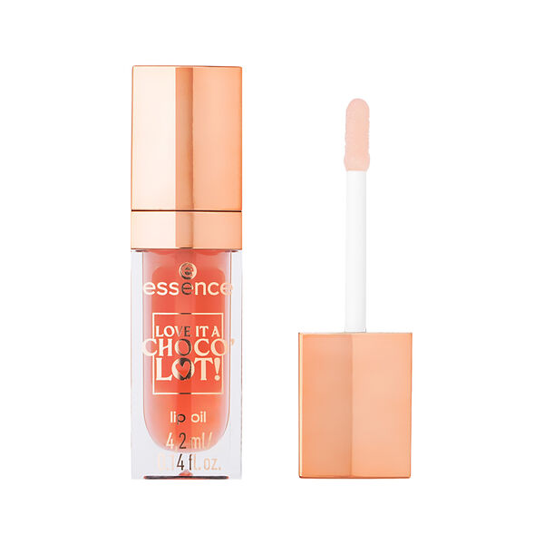 Масло для губ Essence Love It a Choco Lot! с ароматом шоколада тон 01 Oh so chocolatey!