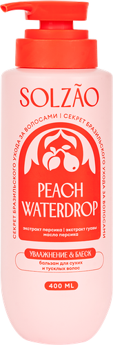 Бальзам для волос Solzao Увлажнение и блеск 400 мл