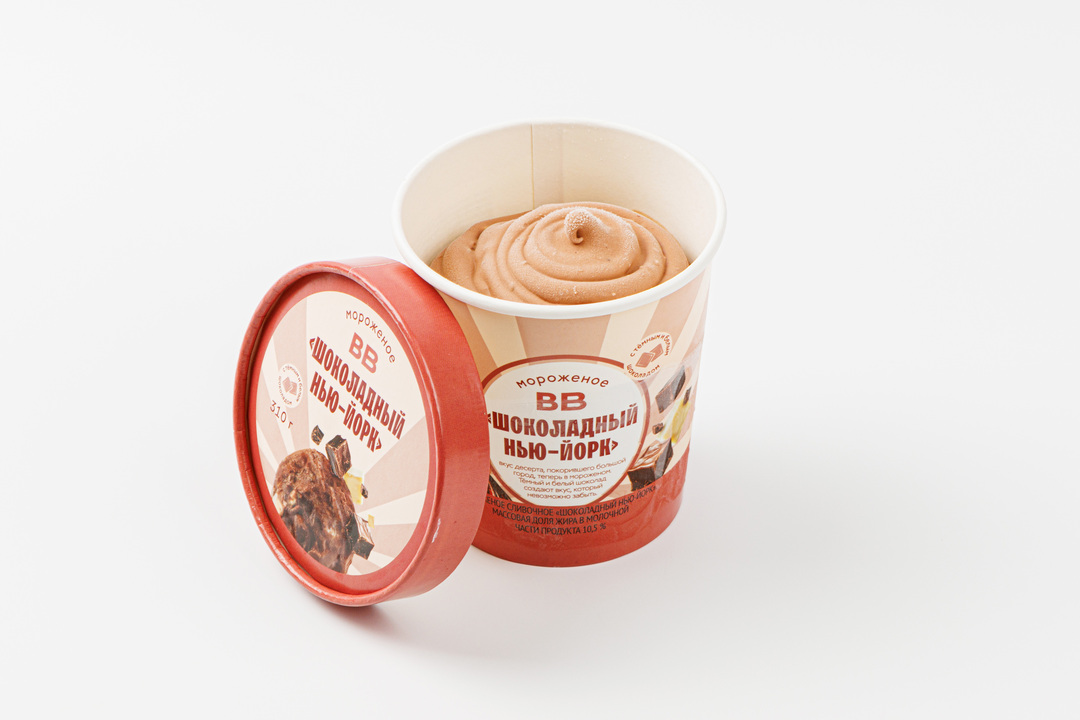 

Мороженое ВкусВилл Шоколадный Нью-Йорк 310 г