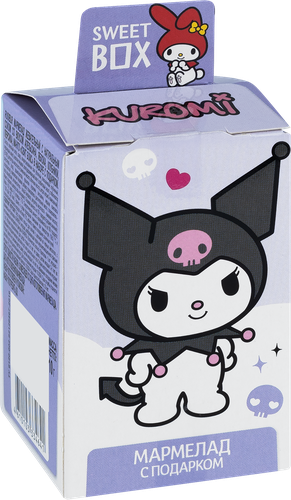 

Мармелад Sweet Box с игрушкой Kuromi 1 шт в ассортименте 10 г