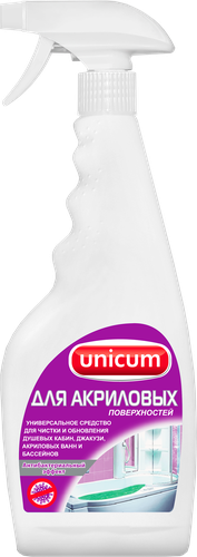 

Средство для ванной Unicum для акриловых поверхностей 500 мл
