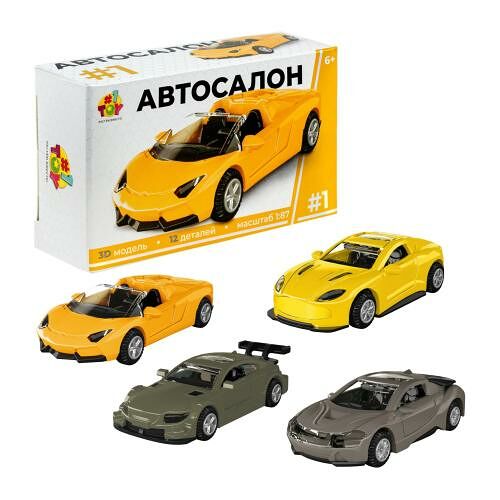 Машинка сборная 1Toy 1 шт в ассортименте