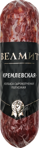 

Колбаса Велмит Кремлевская сырокопченая полусухая 200 г