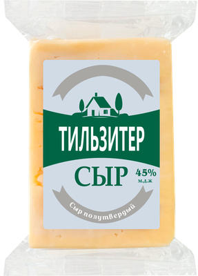 Сыр полутвердый Тильзитер 45% 170 г