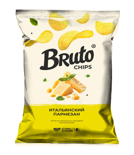 Чипсы картофельные Bruto Итальянский пармезан 120 г